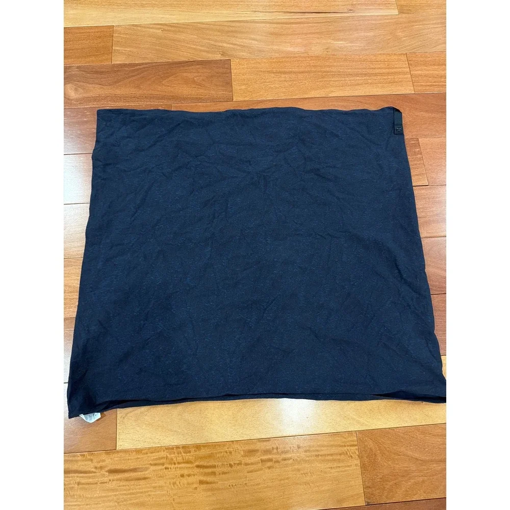 Lululemon Vinyasa Scarf Womens Navy Blue Mottled Snap Wrap OS